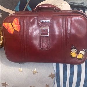 Vintage Antique Luggage 🧳 (Maroon)